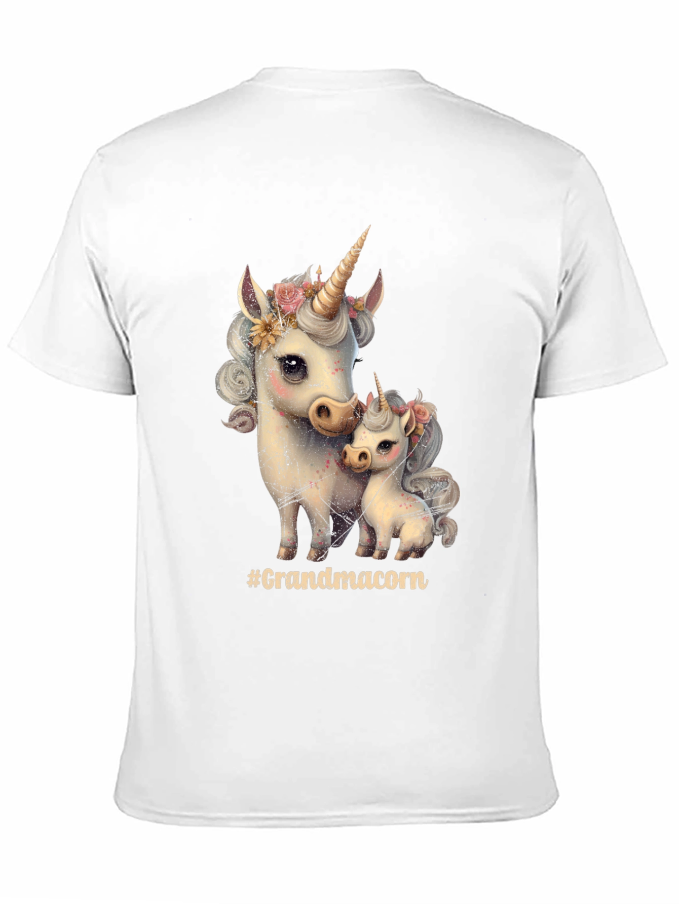 Grandmacorn Unicorn Graphic Tee
