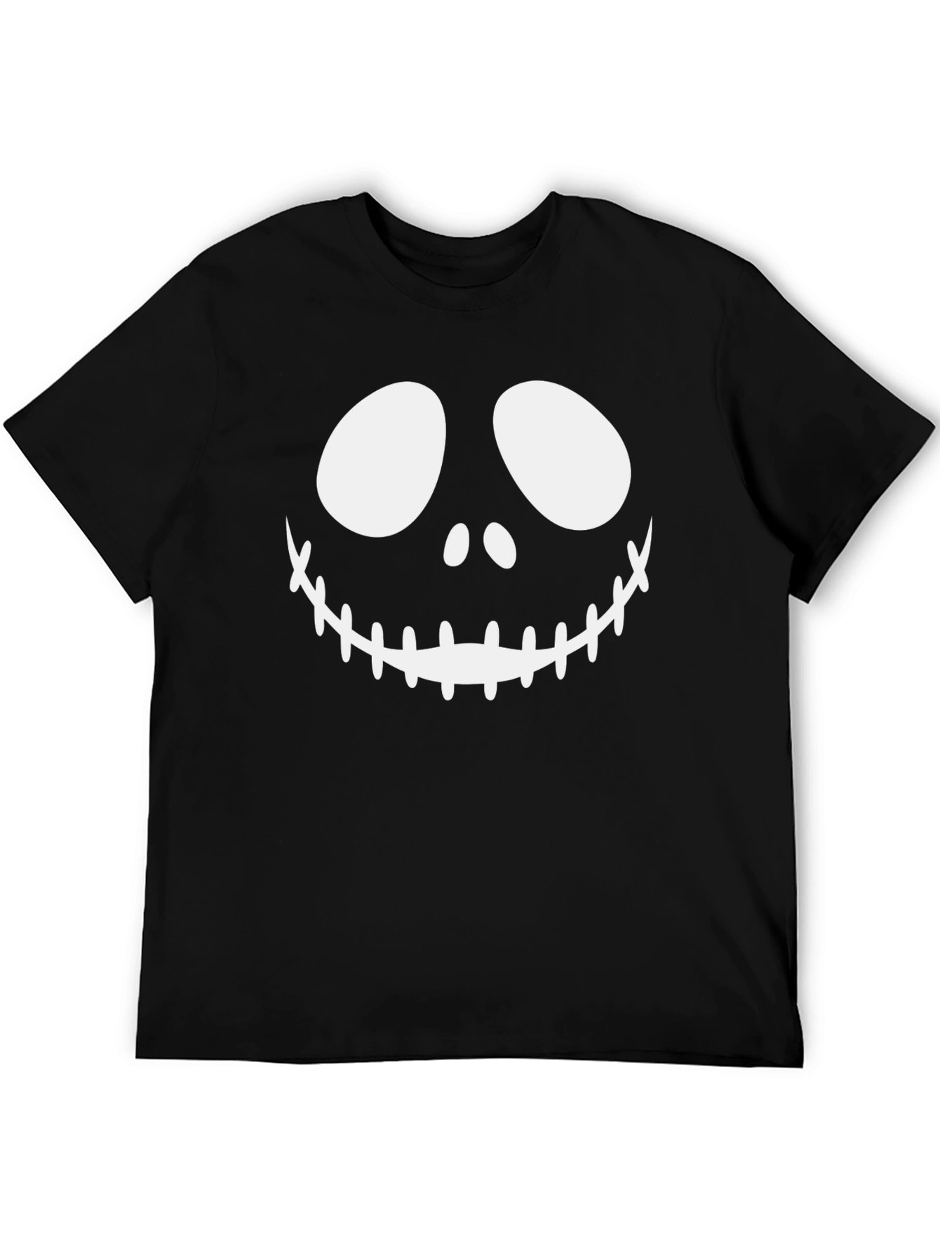 Jack Skellington Face Graphic Tee - Halloween T-Shirt