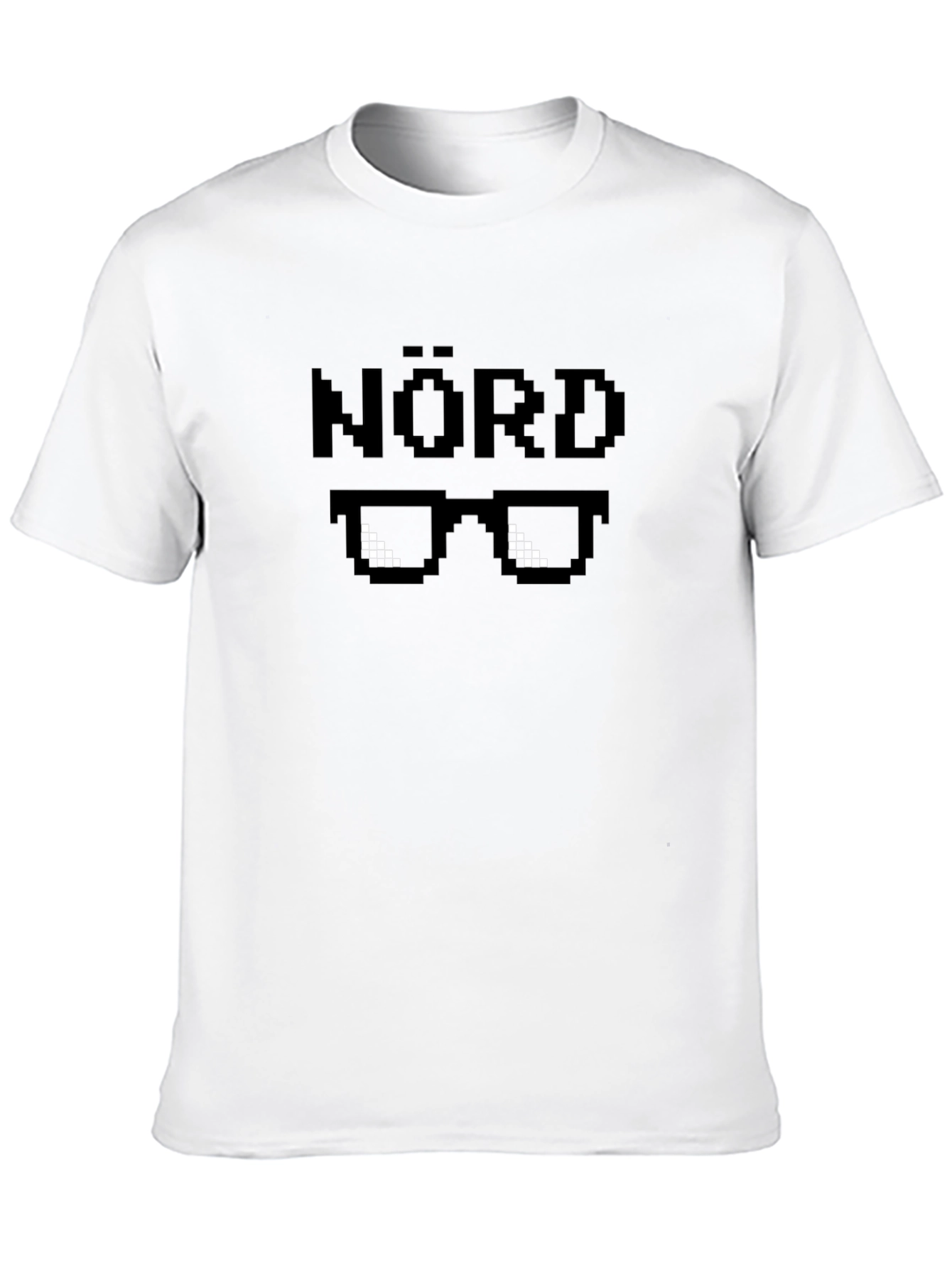 Nörd Pixel Sunglasses Graphic Tee - Black T-Shirt