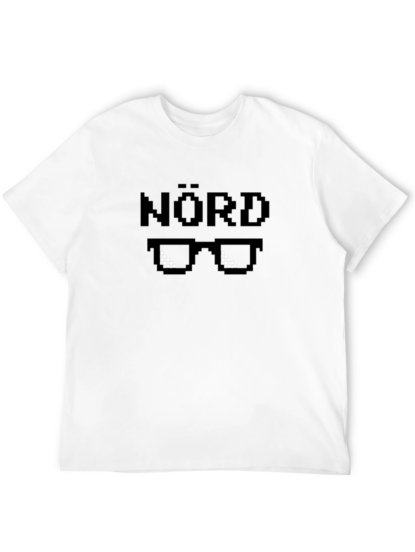 Nörd Pixel Sunglasses Graphic Tee - Black T-Shirt