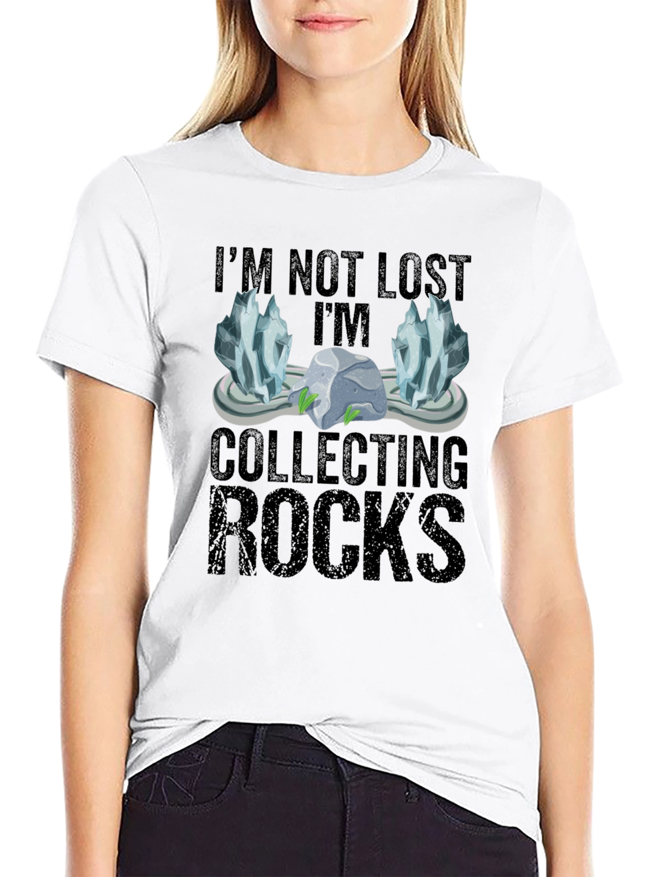 Im Not Lost Im Collecting Rocks T-Shirt