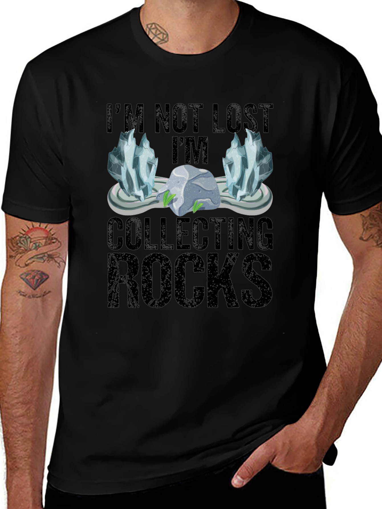 Im Not Lost Im Collecting Rocks T-Shirt