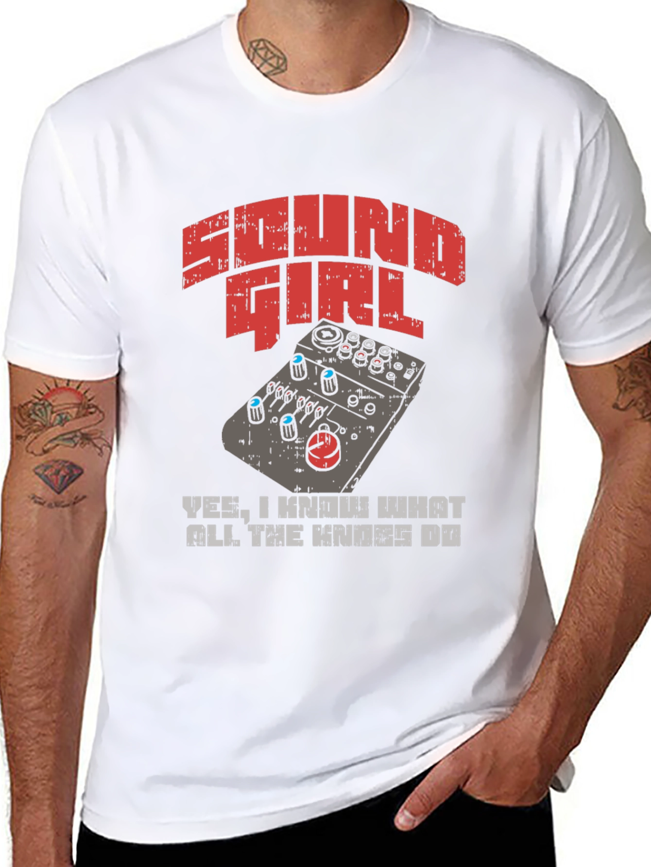 Sound Girl T-Shirt - Know Your Knobs