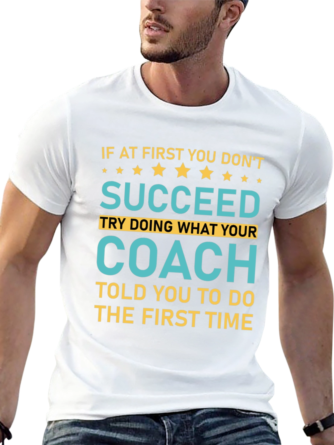 Succeed Coach Tee - First Time Right T-Shirt