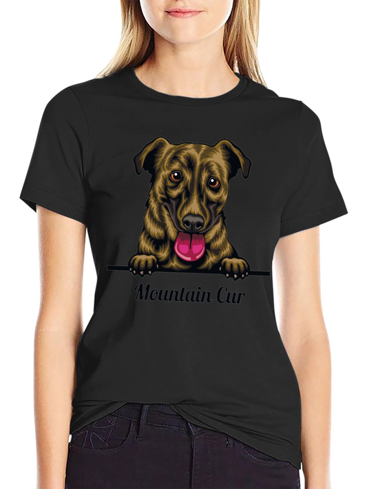 Mountain Cur Dog Graphic T-Shirt