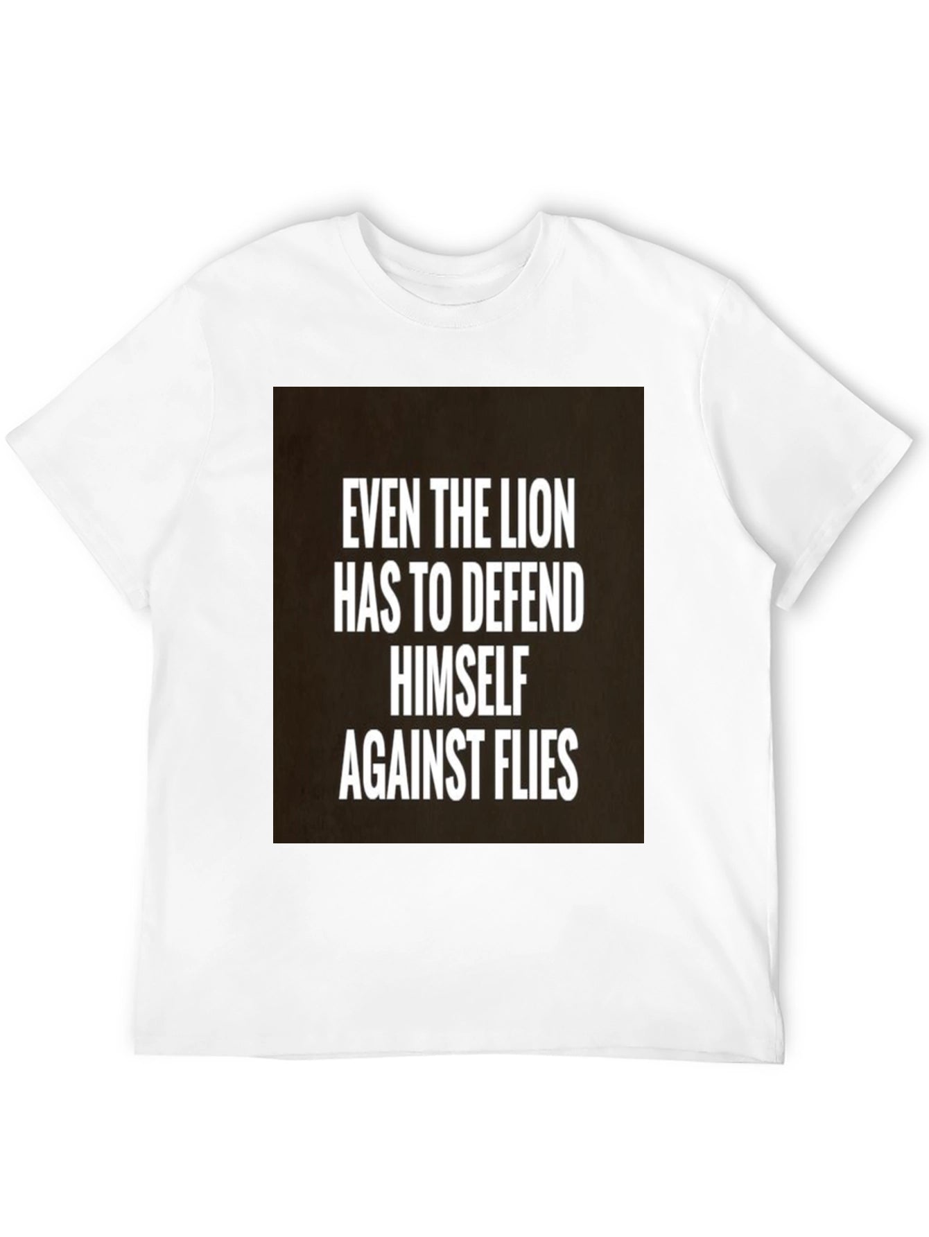 Lion Defense Black T-Shirt