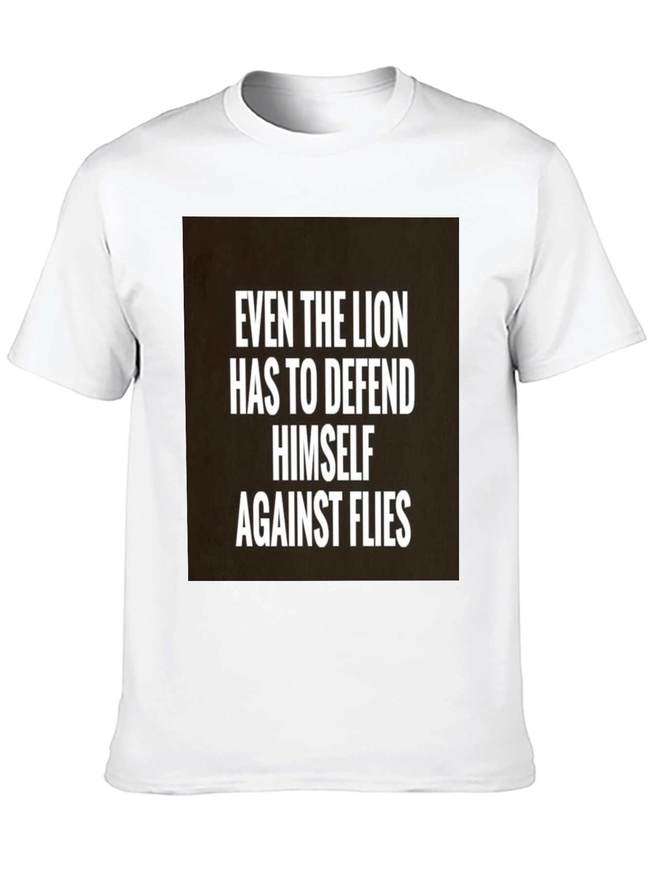 Lion Defense Black T-Shirt
