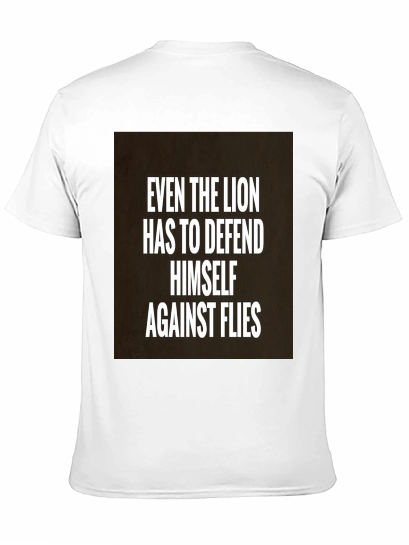 Lion Defense Black T-Shirt