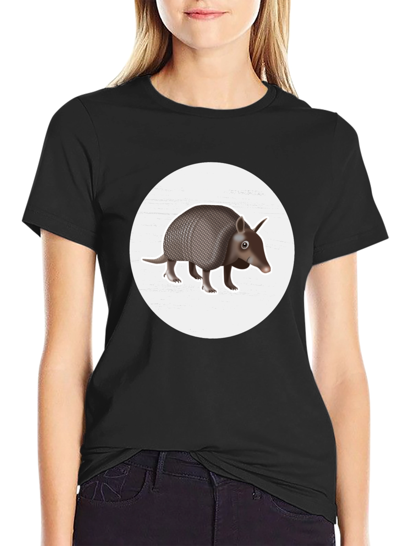 Armadillo Graphic Tee - Unique Wildlife Design