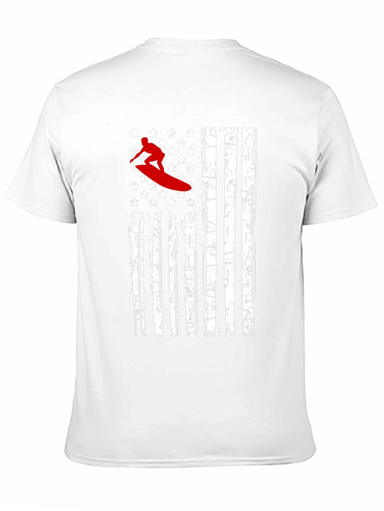 Surfer USA Flag Graphic T-Shirt