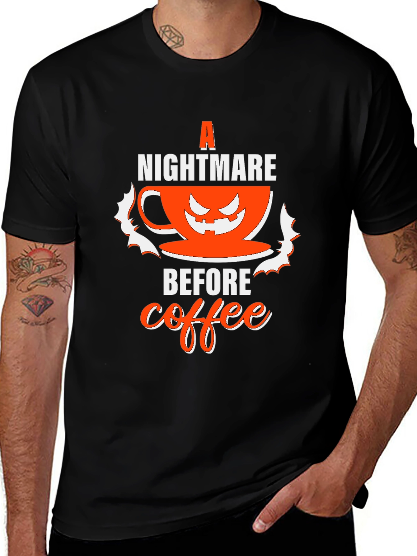 Nightmare Before Coffee Halloween T-Shirt