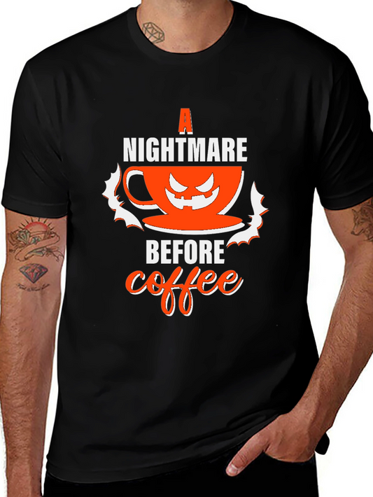 Nightmare Before Coffee Halloween T-Shirt