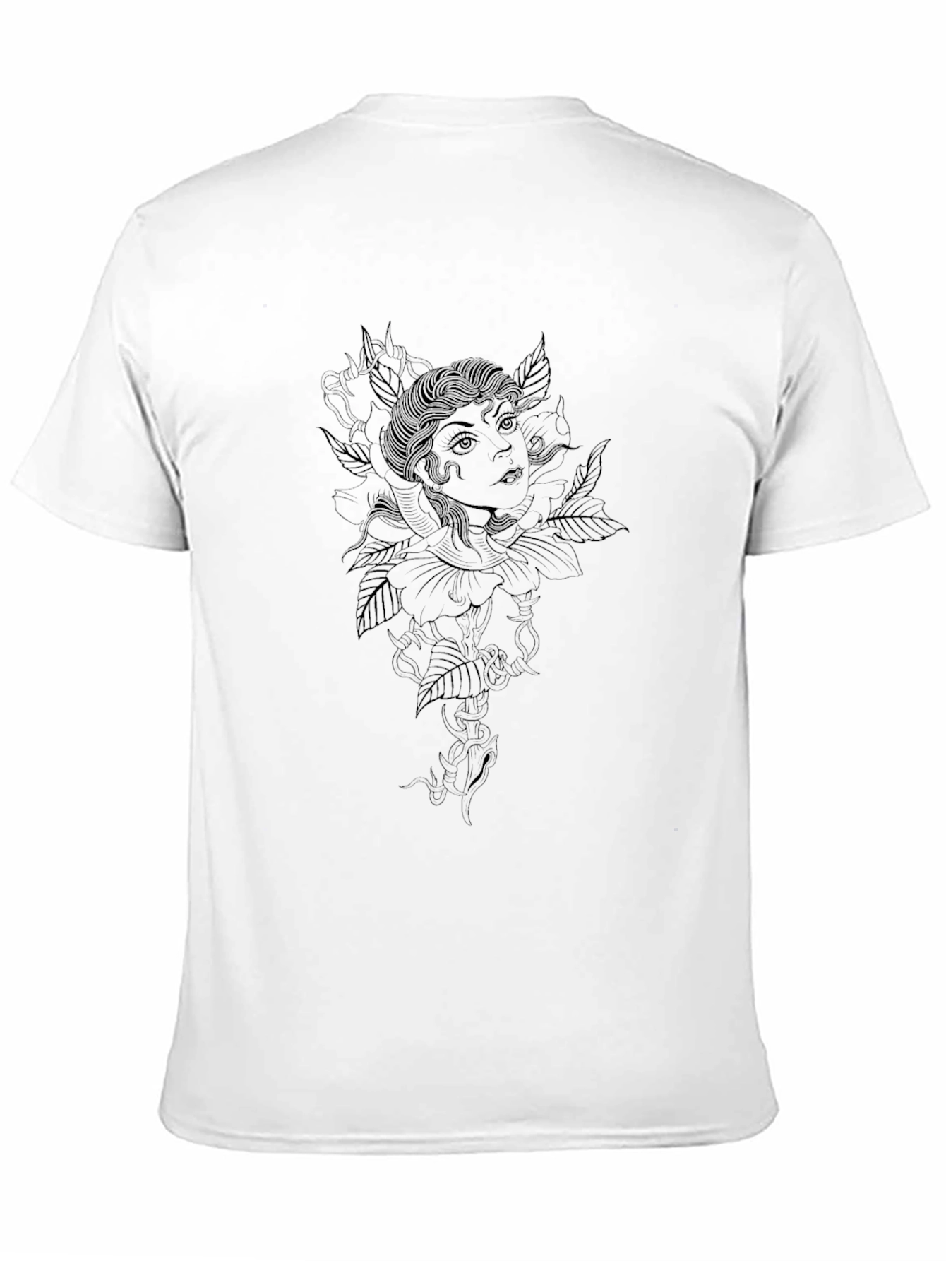 Graphic Print Crew Neck Tee
