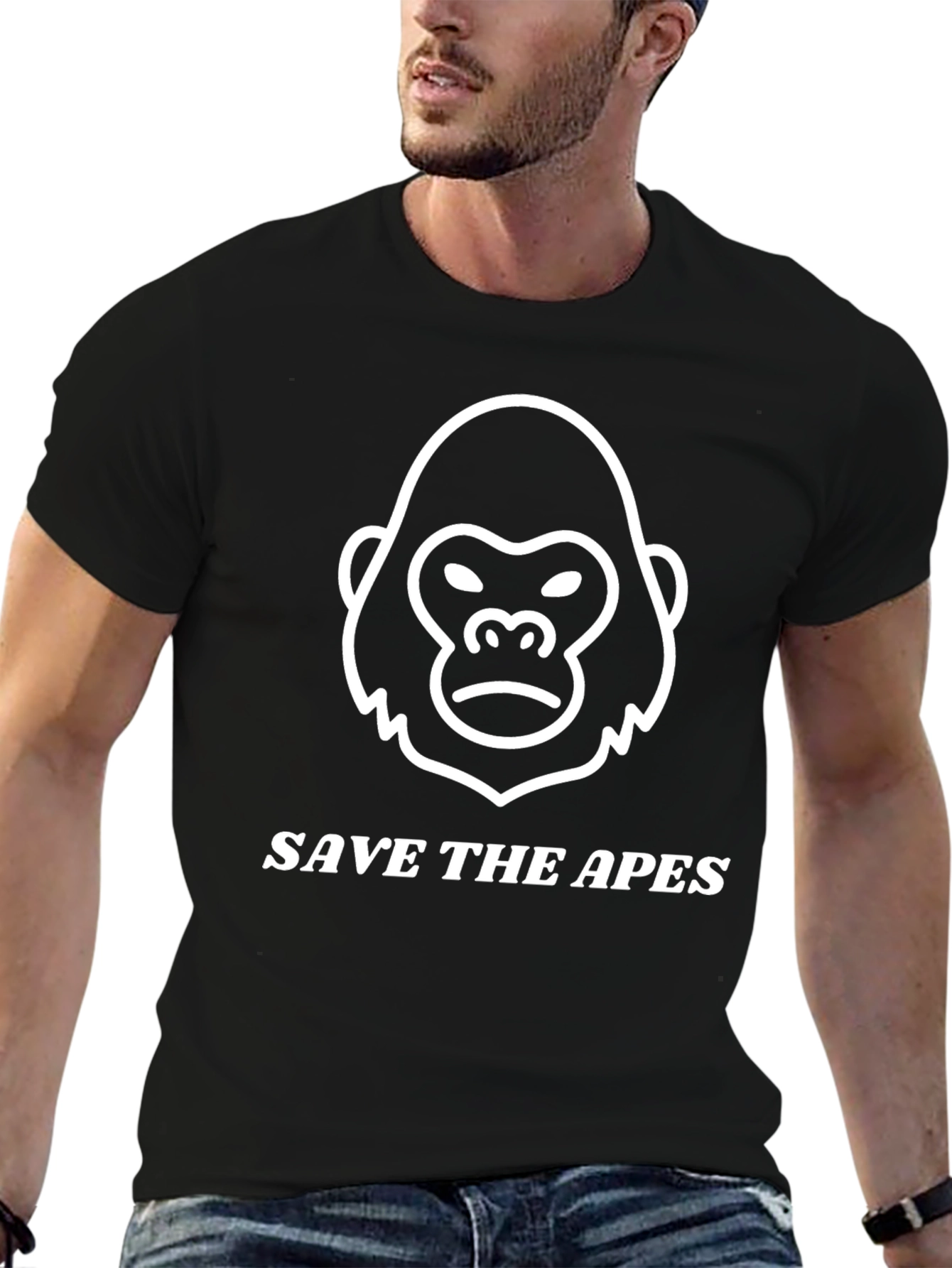 Save the Apes T-Shirt - Graphic Print