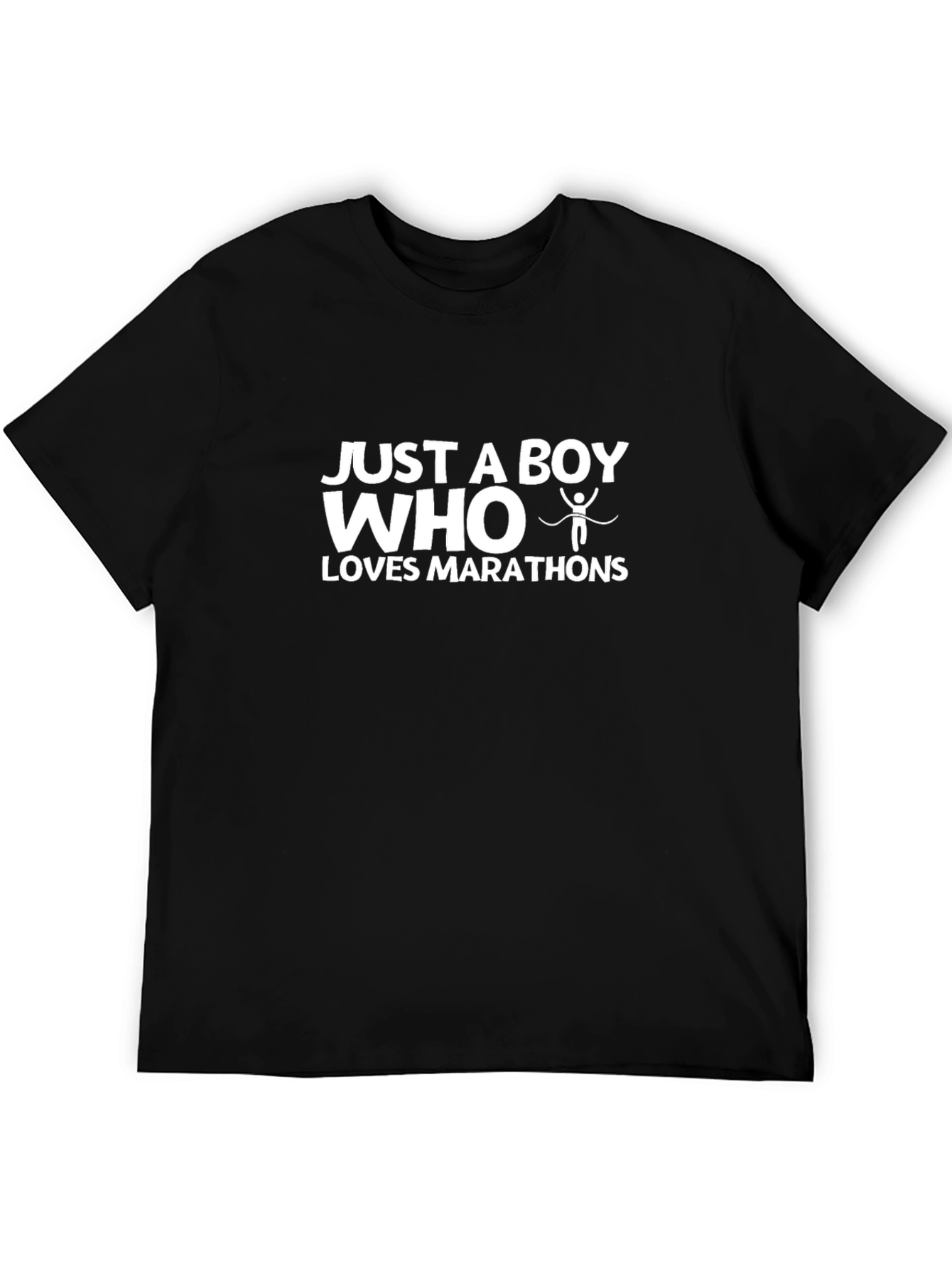 Just A Boy Who Loves Marathons Graphic Tee