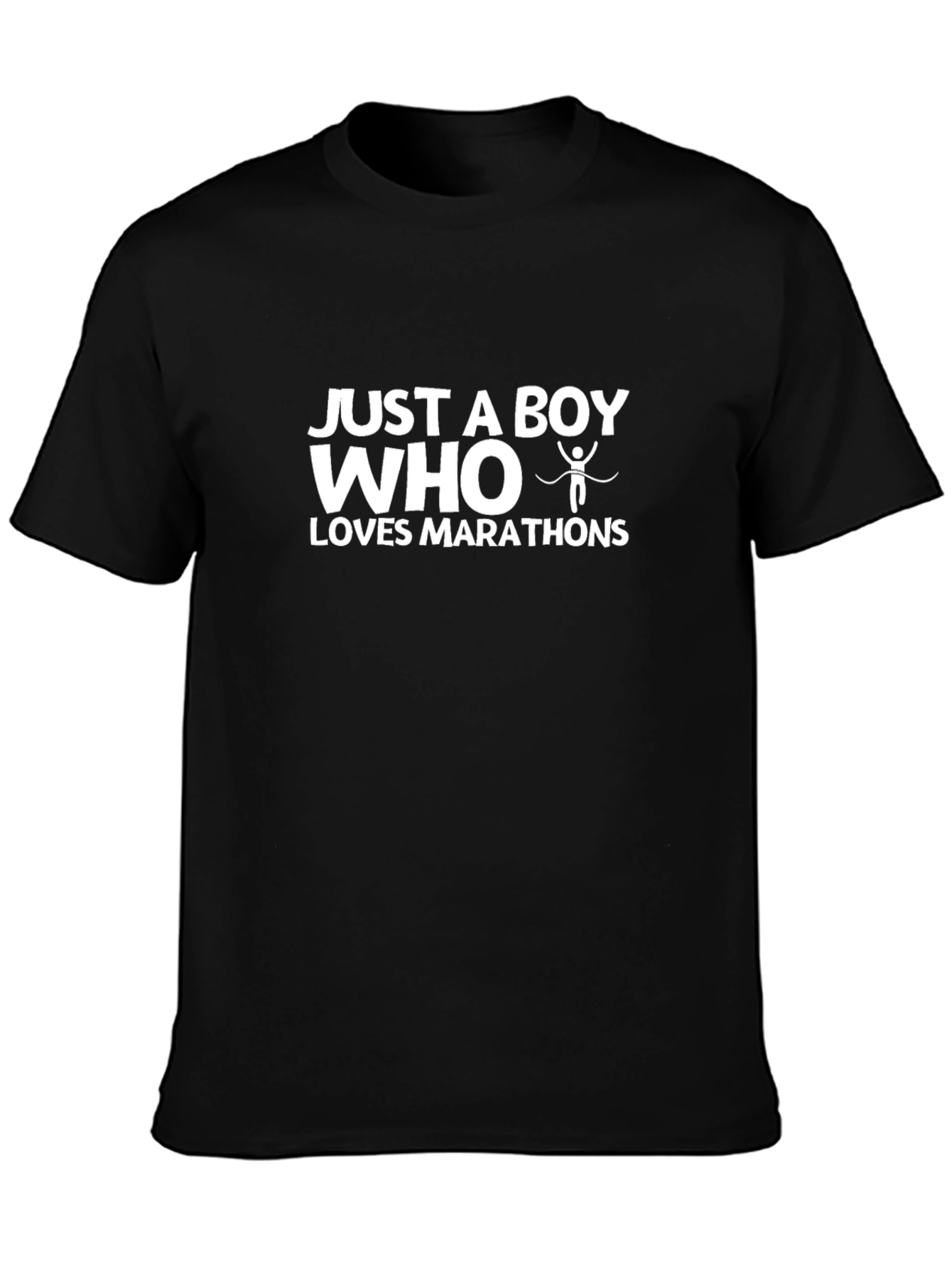 Just A Boy Who Loves Marathons Graphic Tee