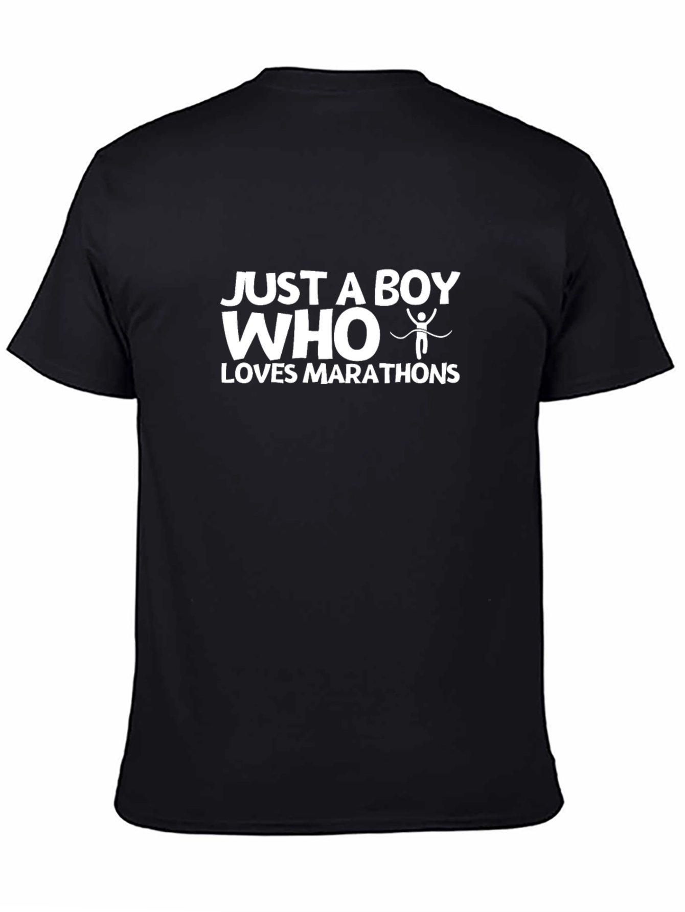 Just A Boy Who Loves Marathons Graphic Tee