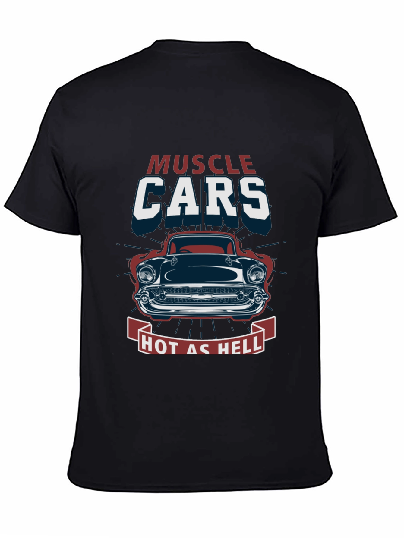 Muscle Cars Hot As Hell Graphic T-Shirt