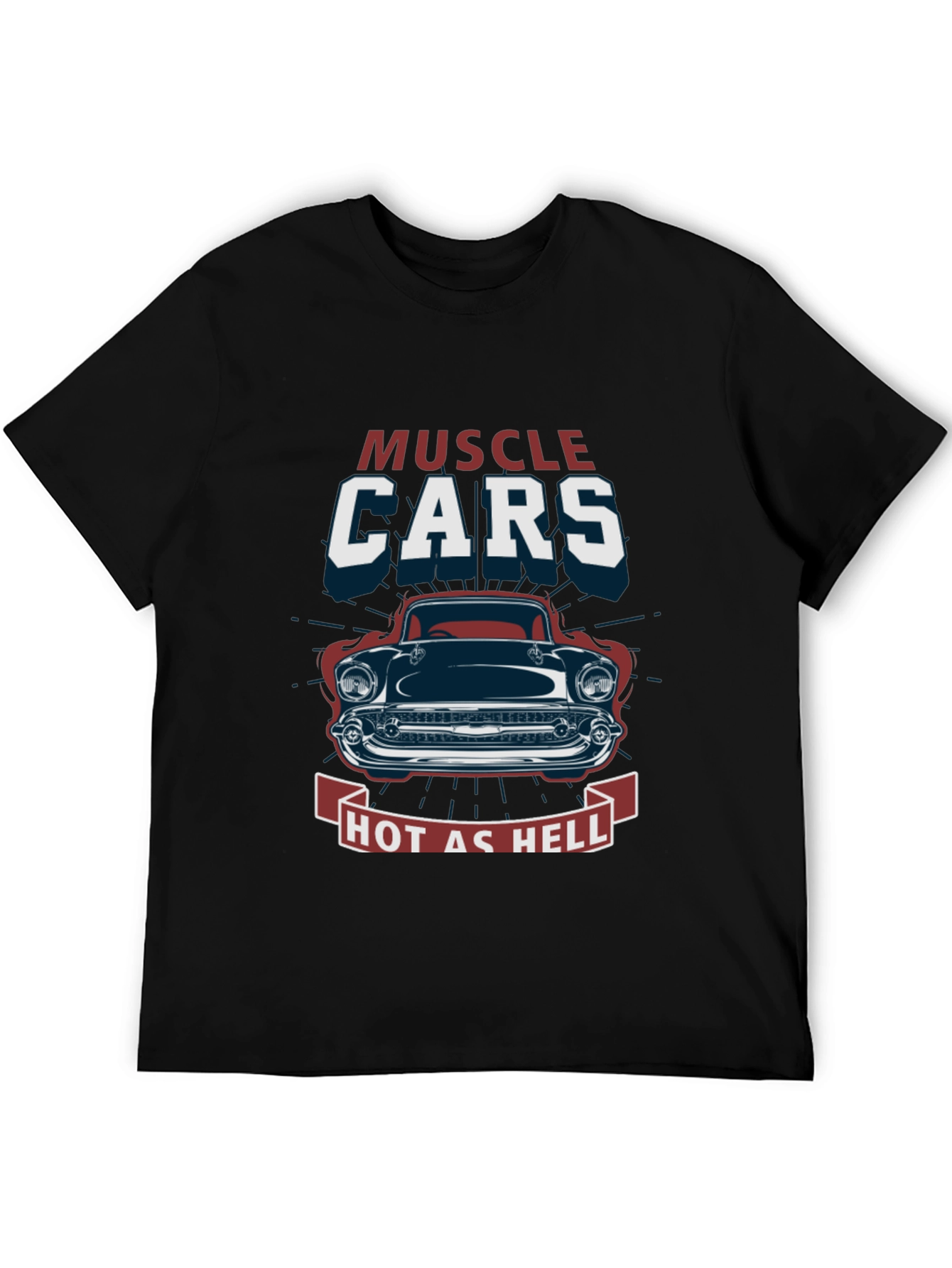 Muscle Cars Hot As Hell Graphic T-Shirt