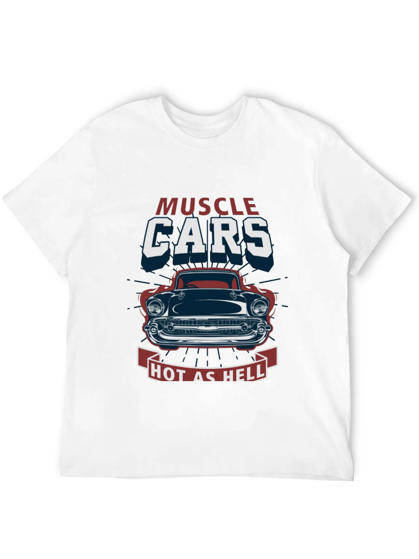Muscle Cars Hot As Hell Graphic T-Shirt