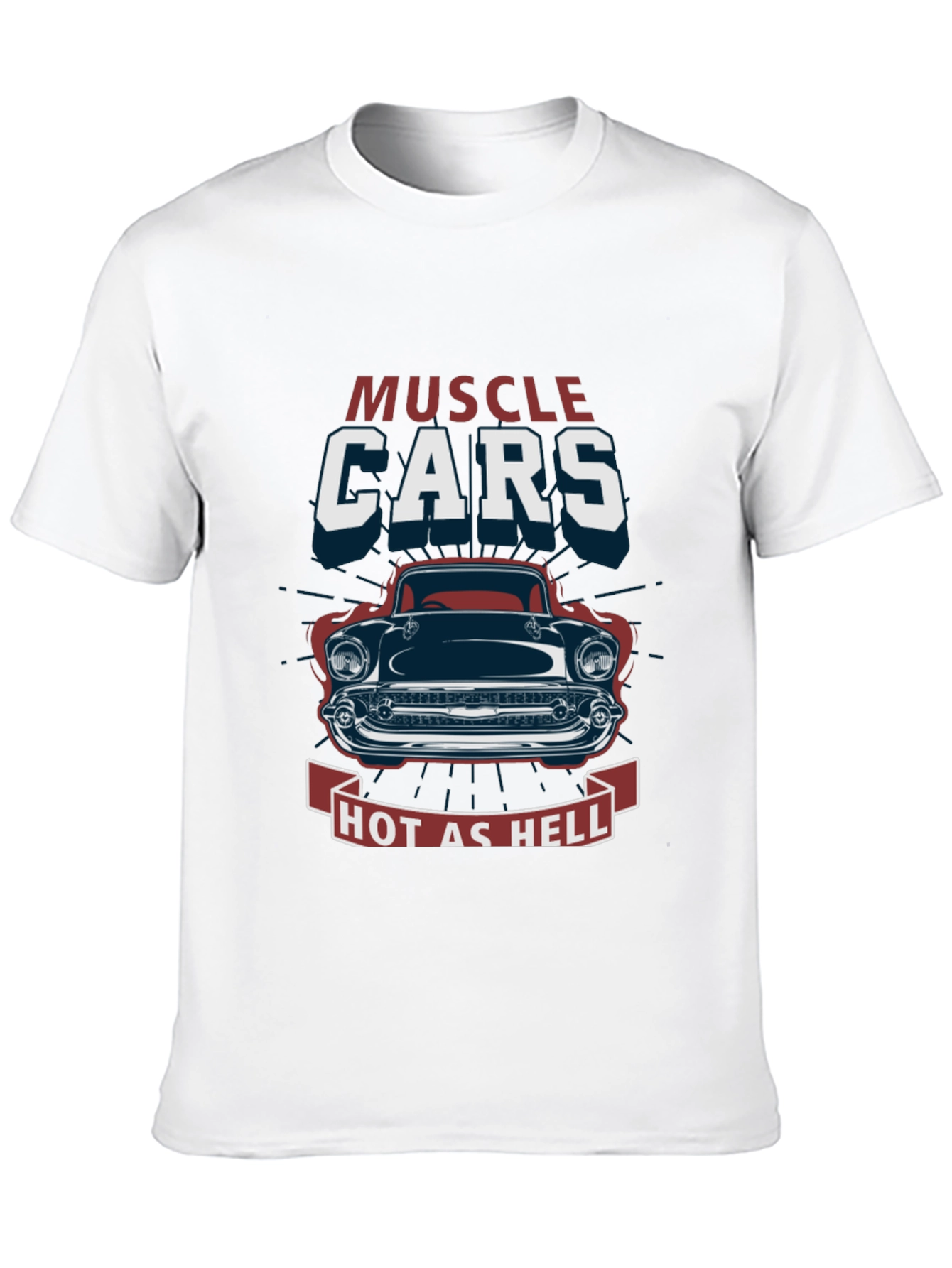 Muscle Cars Hot As Hell Graphic T-Shirt