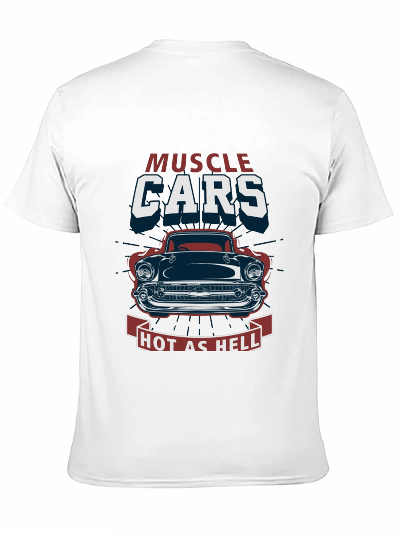 Muscle Cars Hot As Hell Graphic T-Shirt