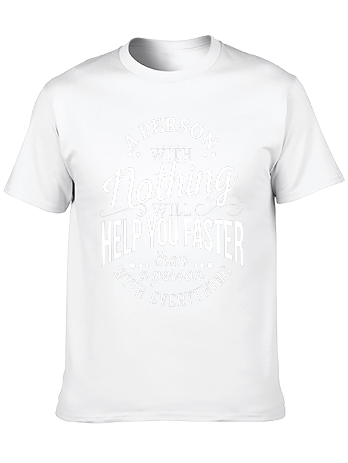 Motivational Saying Black T-Shirt