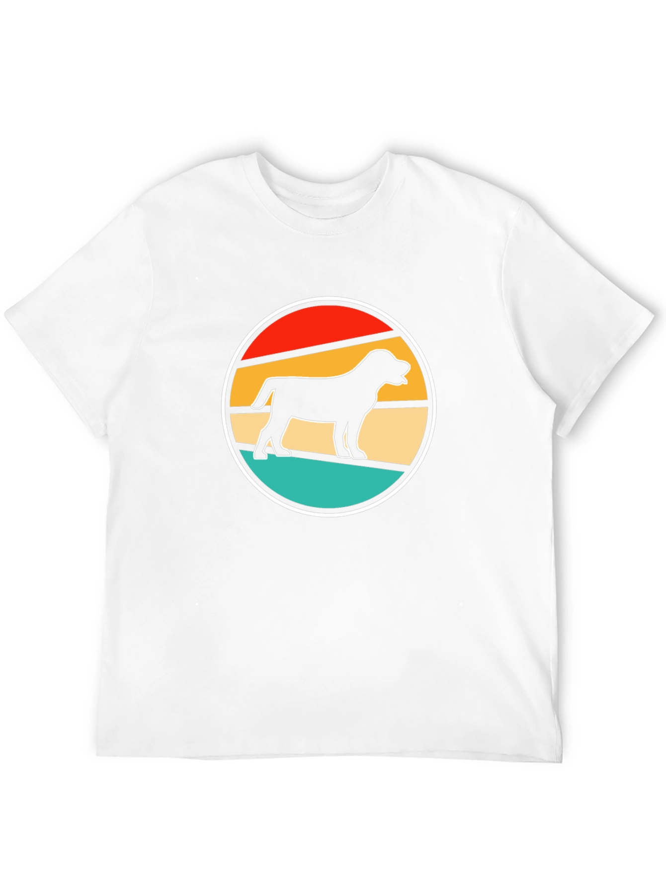 Retro Rottweiler Silhouette T-Shirt