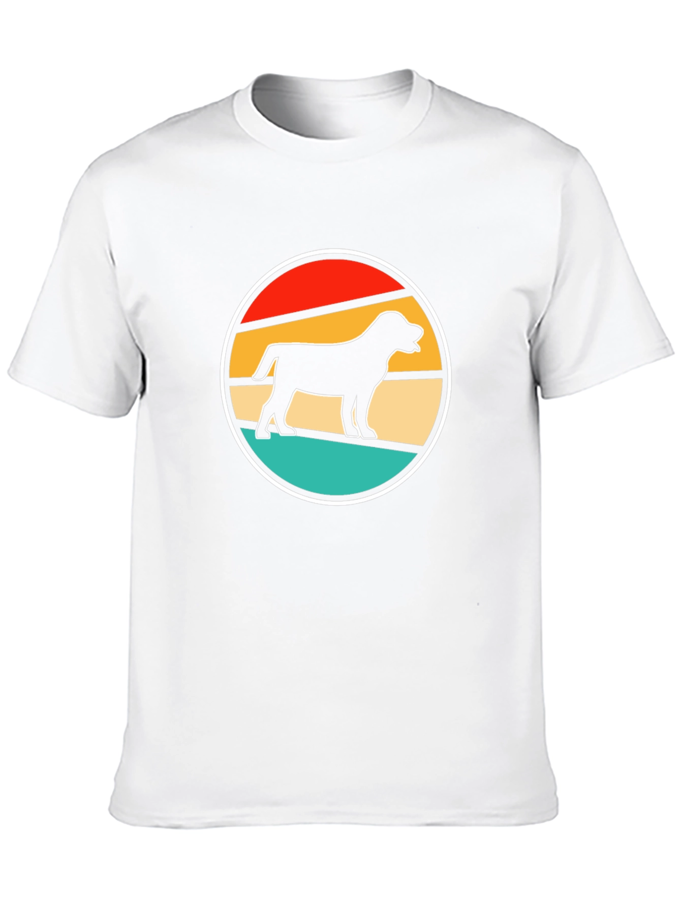Retro Rottweiler Silhouette T-Shirt