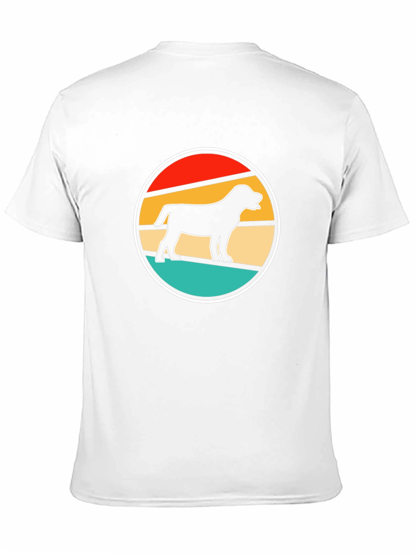 Retro Rottweiler Silhouette T-Shirt