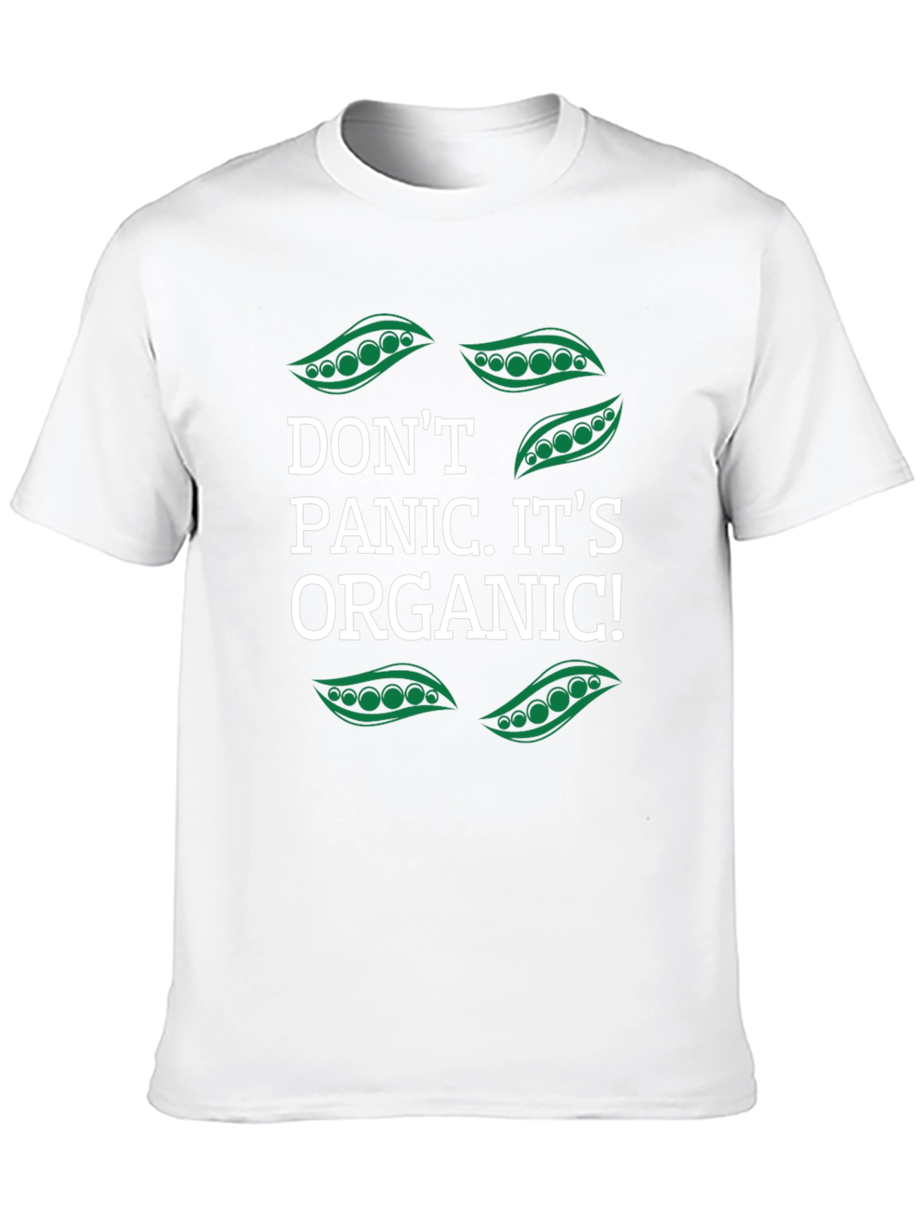 Dont Panic Its Organic Funny Vegan T-Shirt