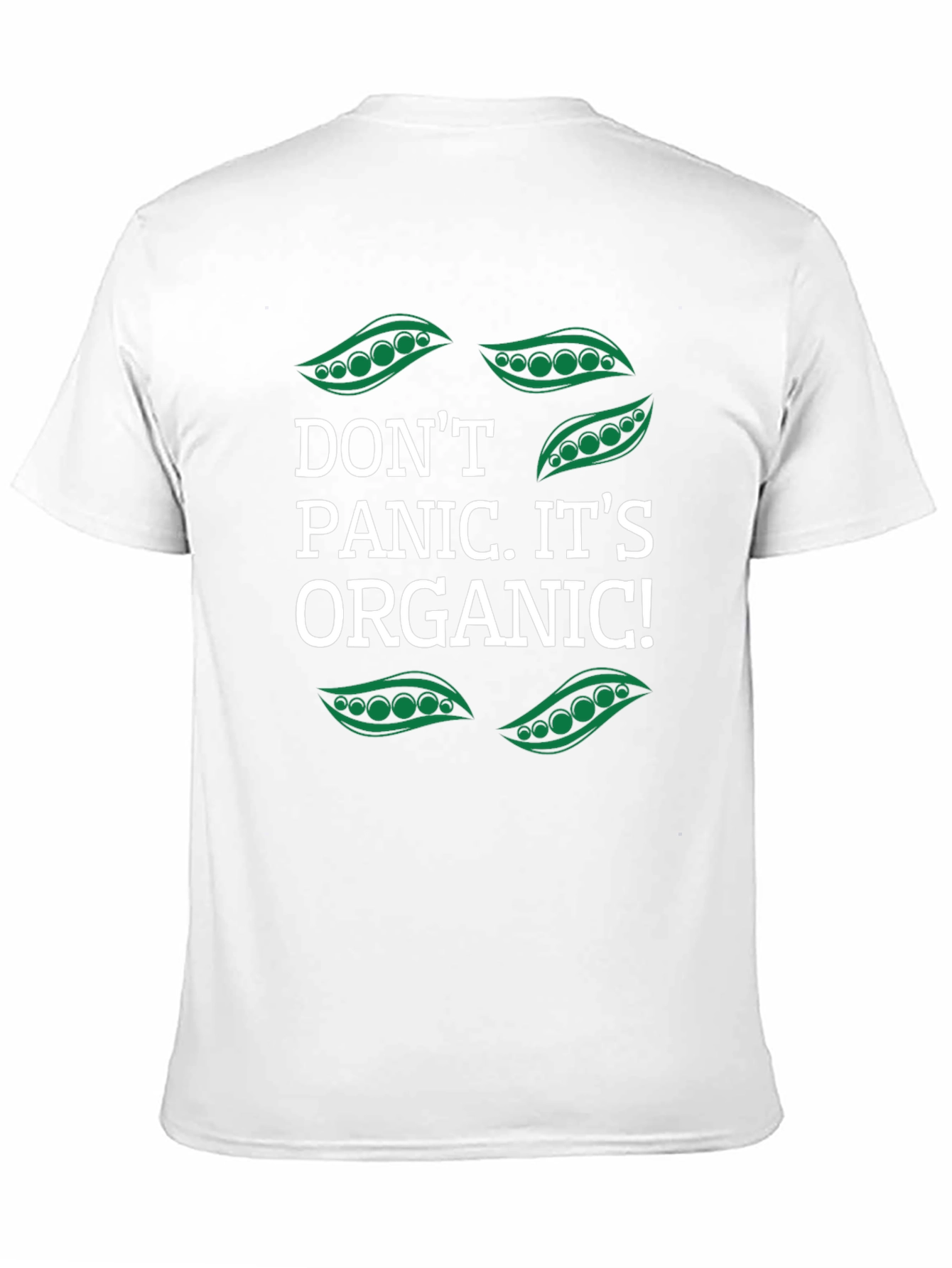 Dont Panic Its Organic Funny Vegan T-Shirt