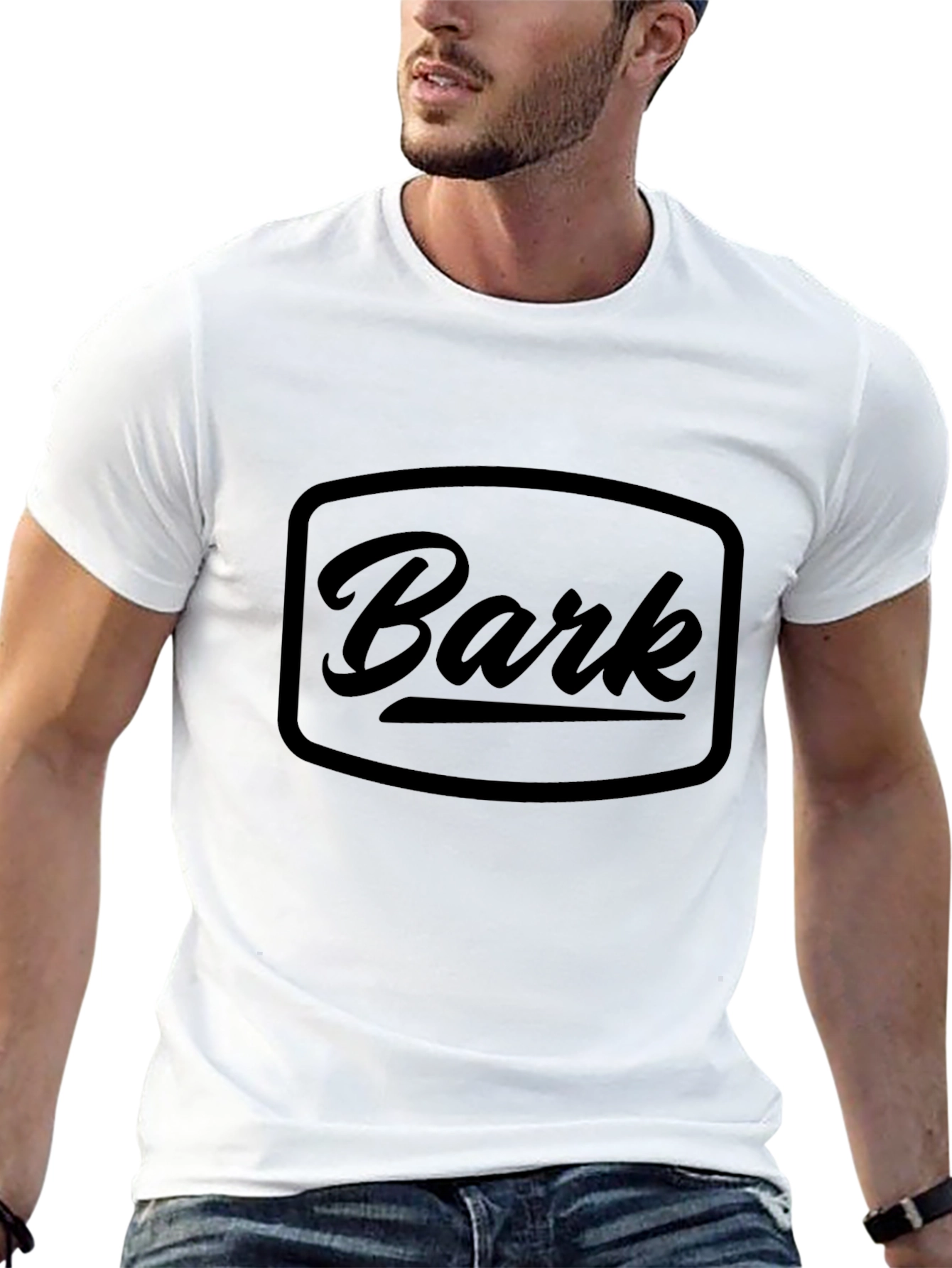Bark Logo Graphic T-Shirt - Mens Crew Neck Tee