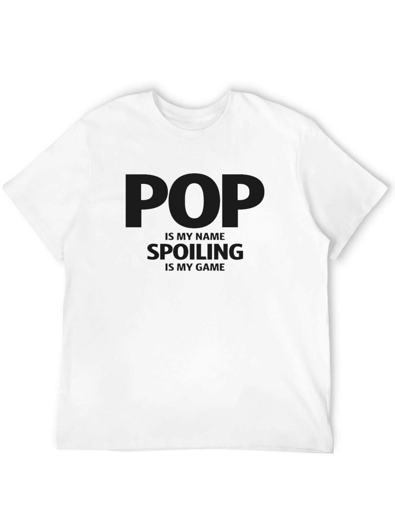 Pop Spoiling Is My Game Black T-Shirt