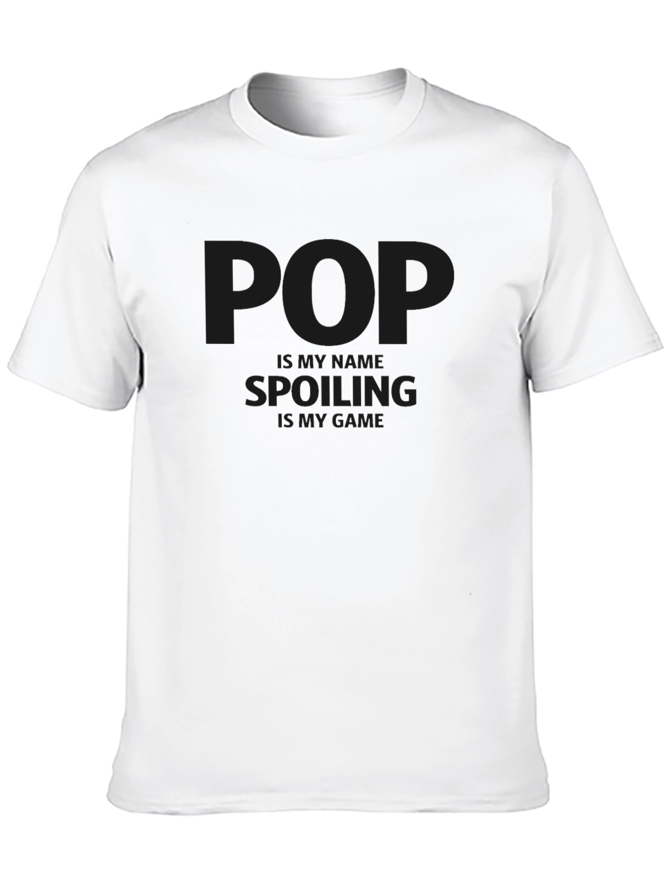 Pop Spoiling Is My Game Black T-Shirt