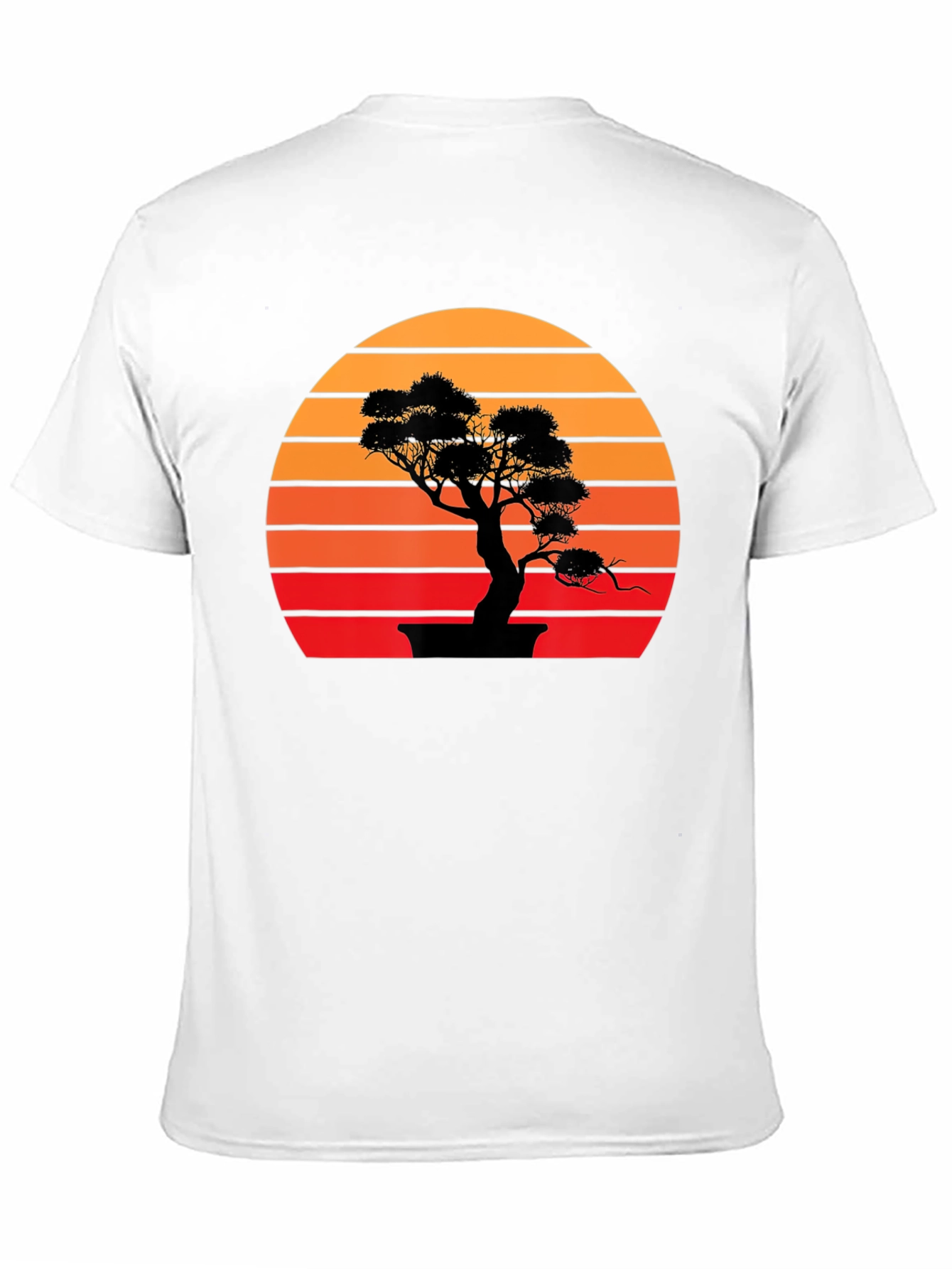 Bonsai Sunset Graphic Tee - Stylish Casual Wear
