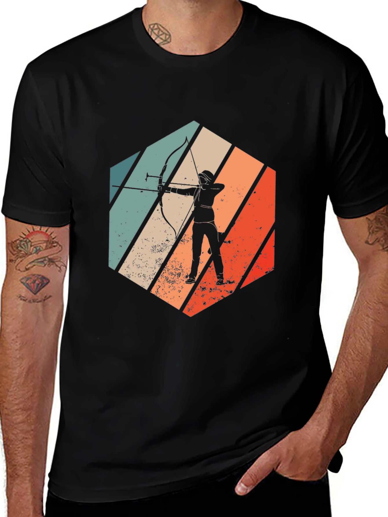 Archery Silhouette Graphic Tee