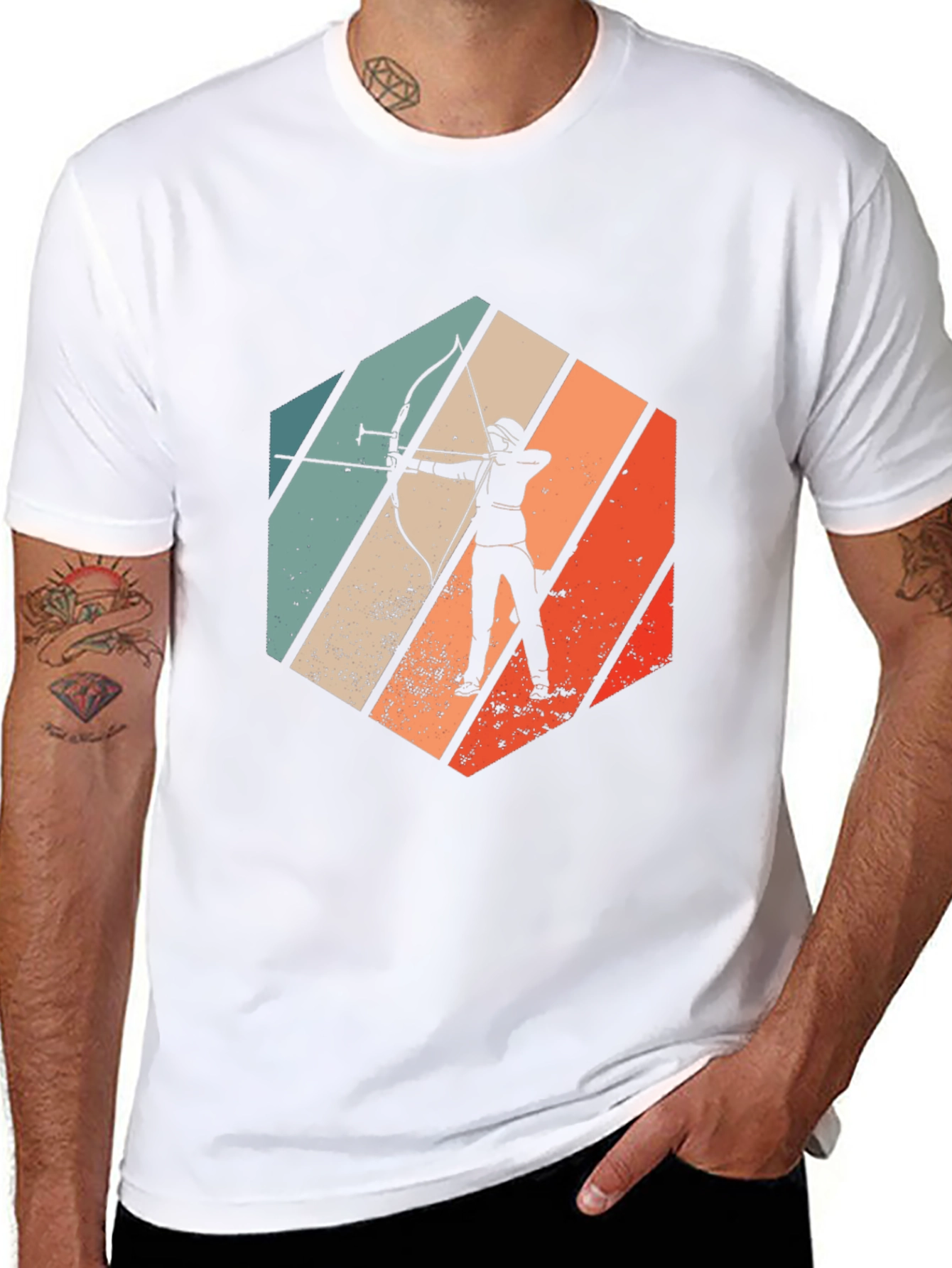 Archery Silhouette Graphic Tee