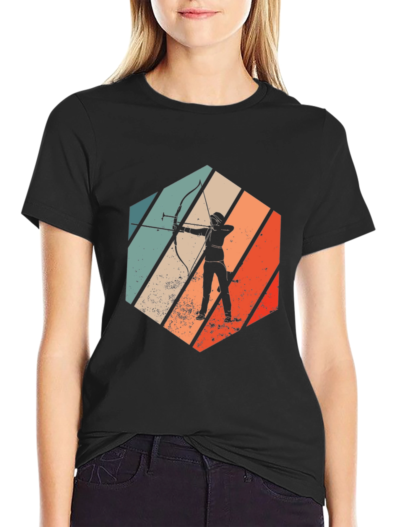 Archery Silhouette Graphic Tee