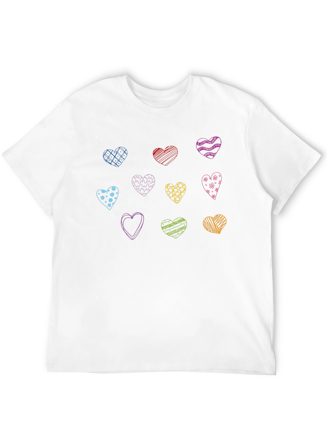 Heart Doodle T-Shirt - Cute & Stylish Design