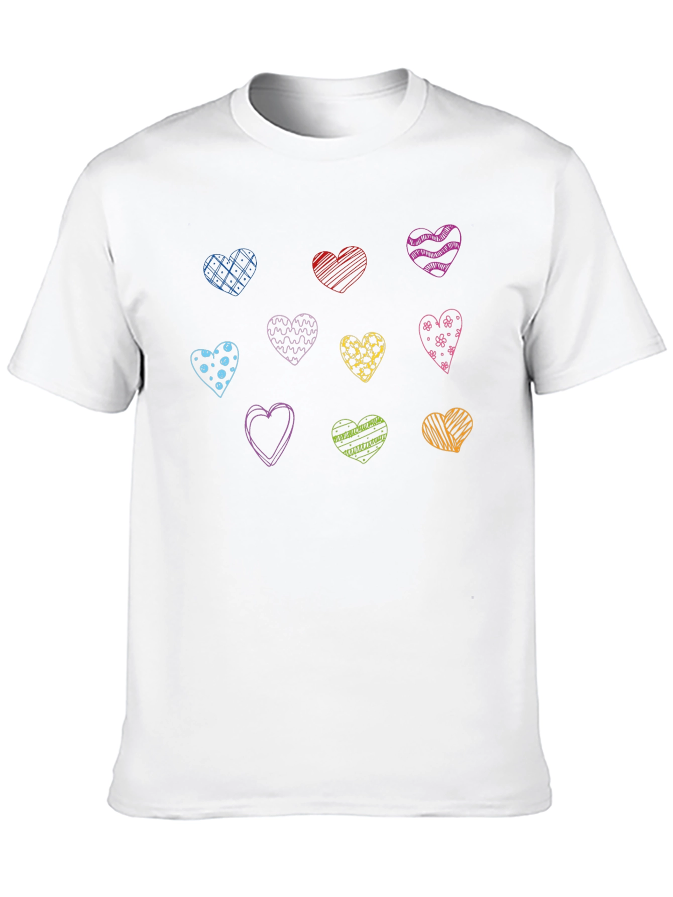 Heart Doodle T-Shirt - Cute & Stylish Design