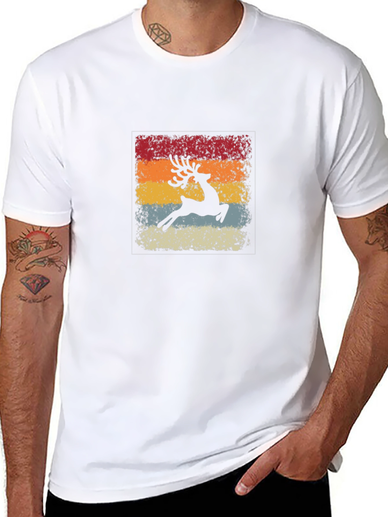 Retro Reindeer T-Shirt