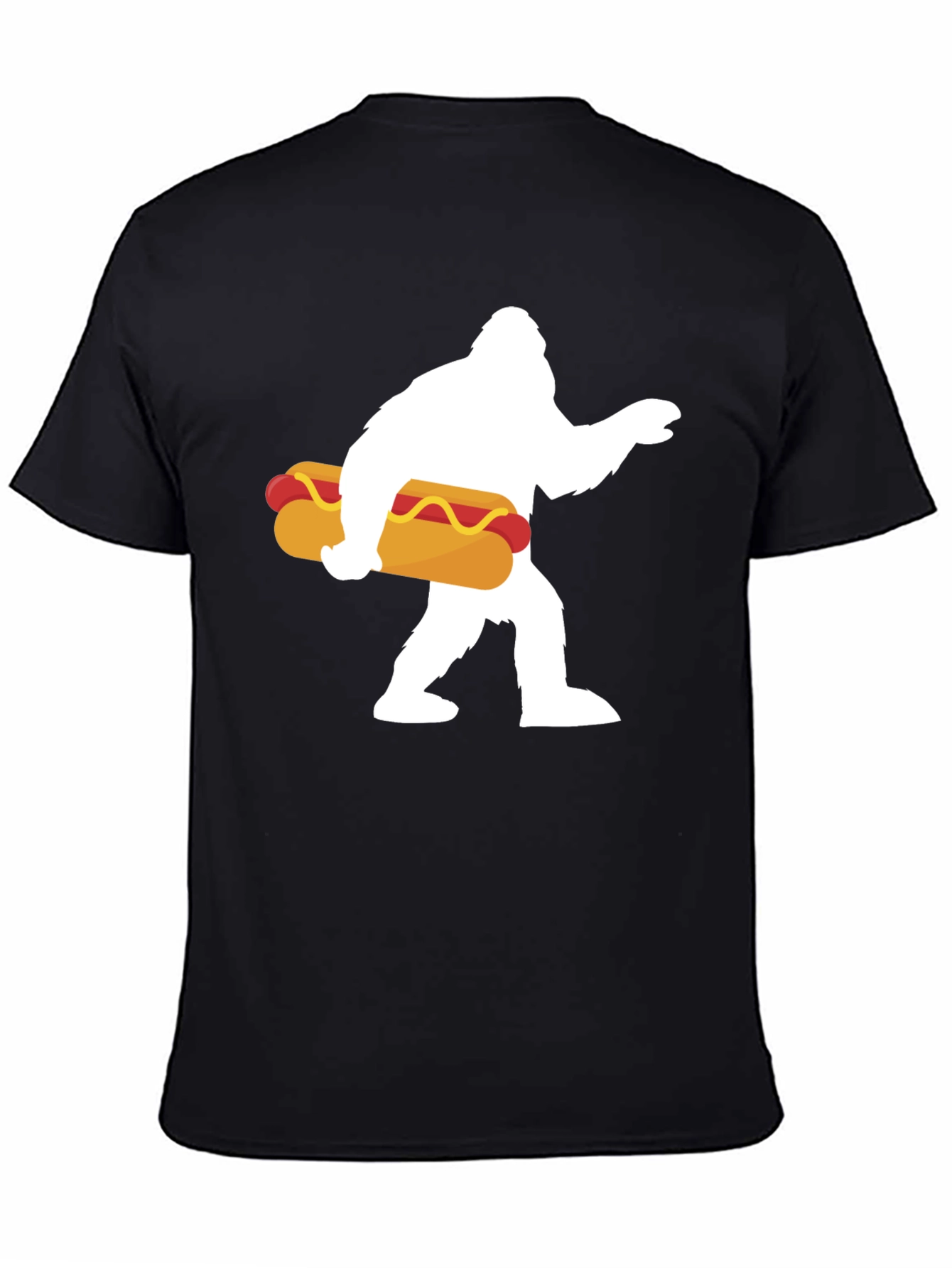 Sasquatch Hotdog Graphic T-Shirt