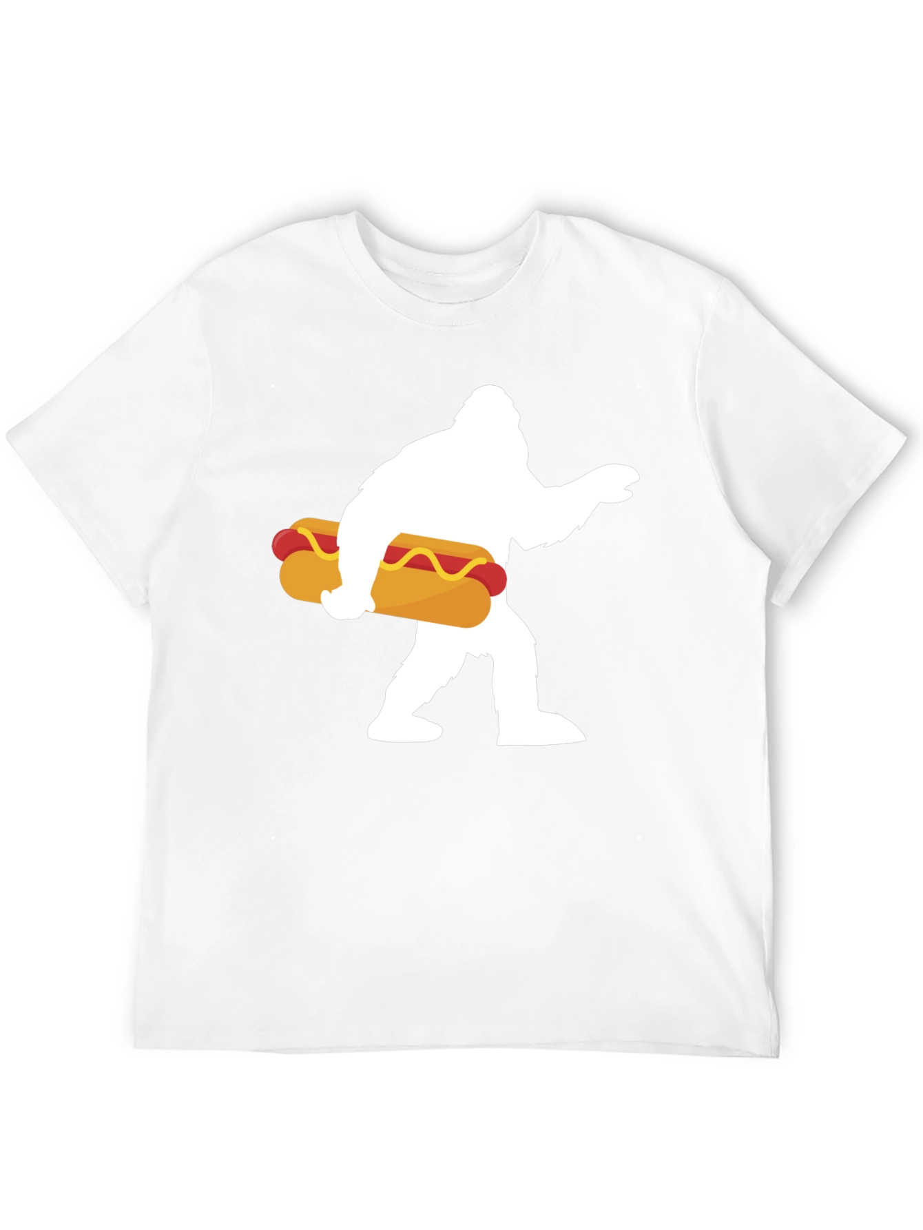 Sasquatch Hotdog Graphic T-Shirt