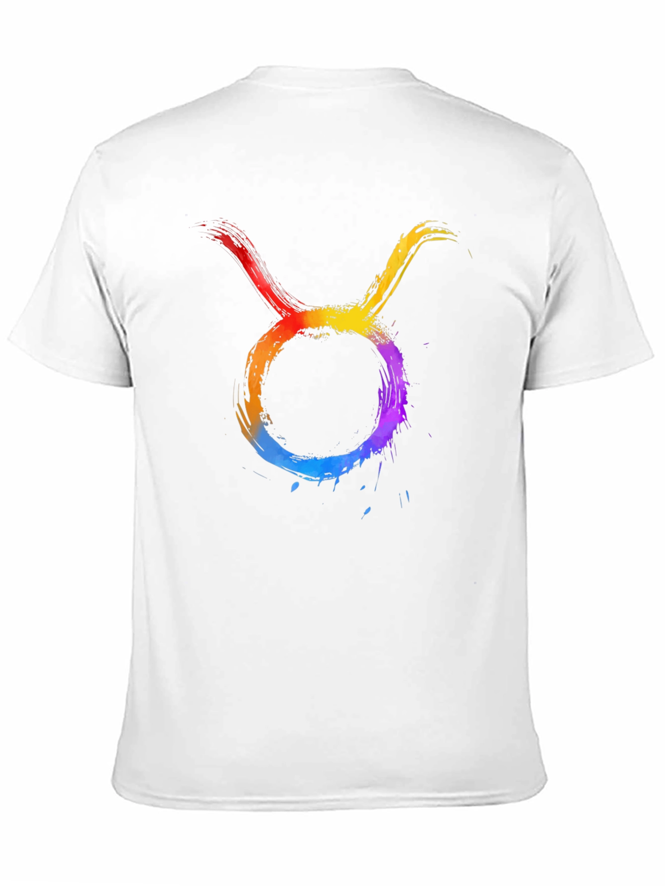 Taurus Zodiac Sign Graphic Tee - Black