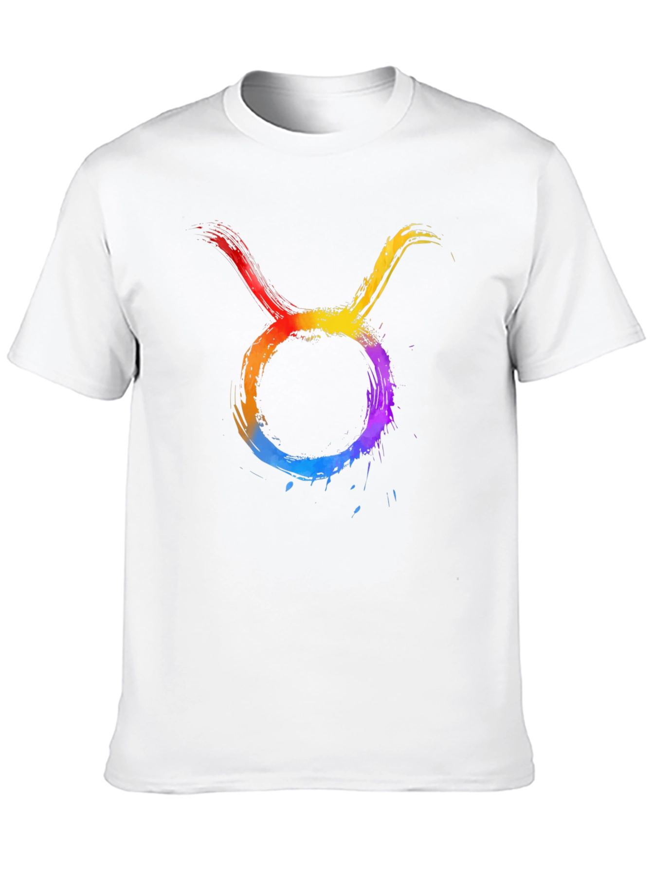 Taurus Zodiac Sign Graphic Tee - Black
