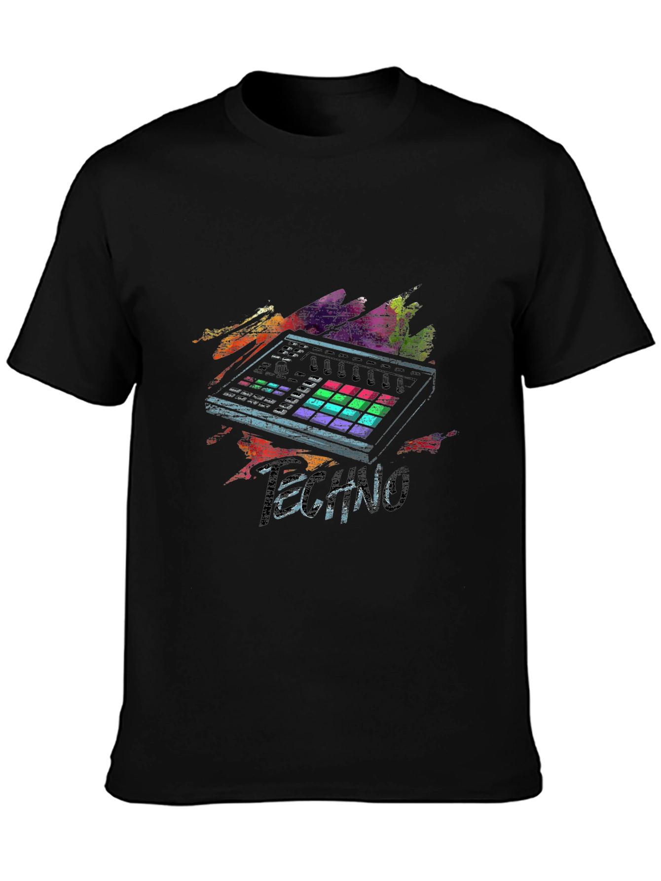 Techno Music Producer Graphic T-Shirt