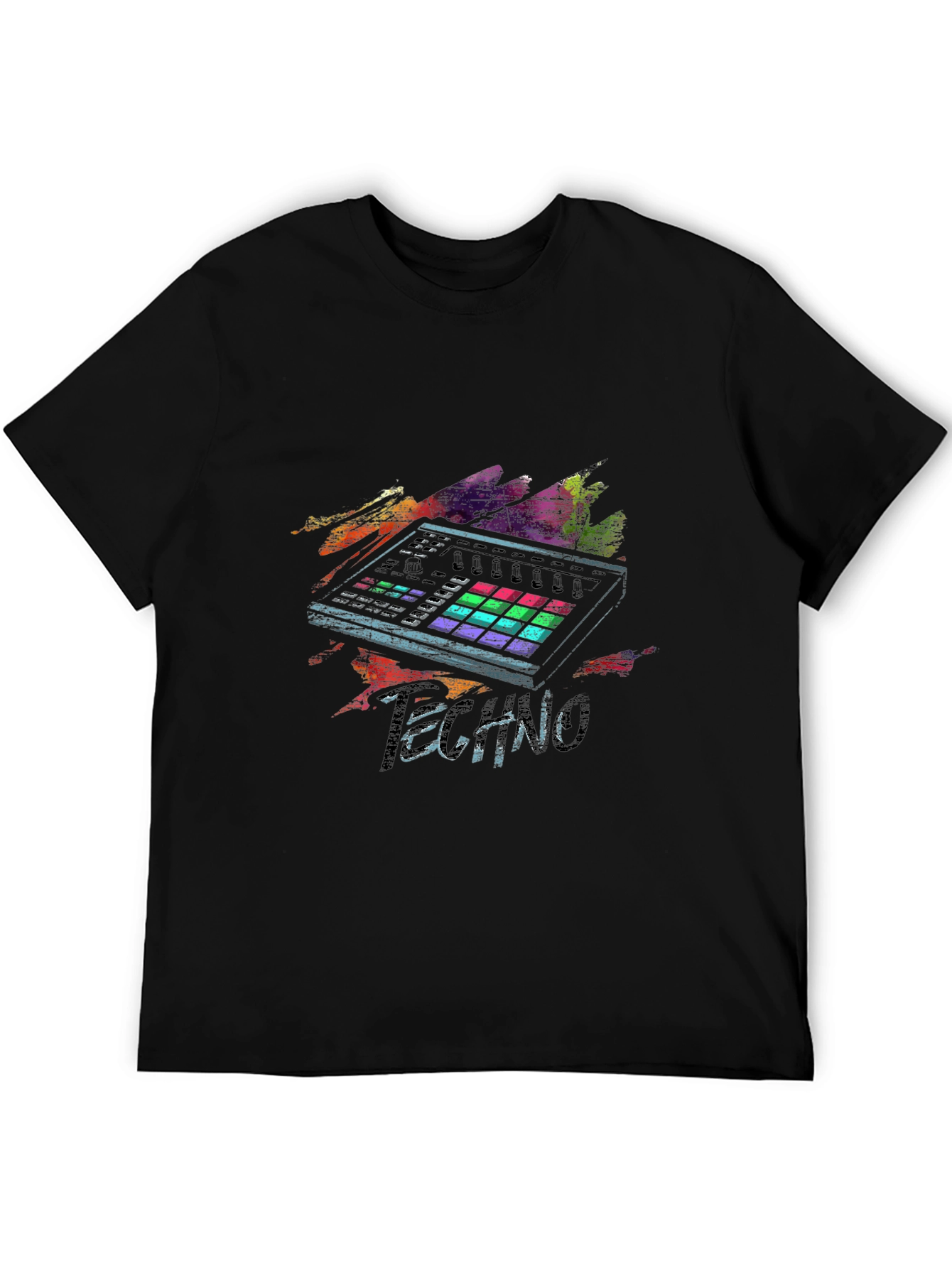 Techno Music Producer Graphic T-Shirt