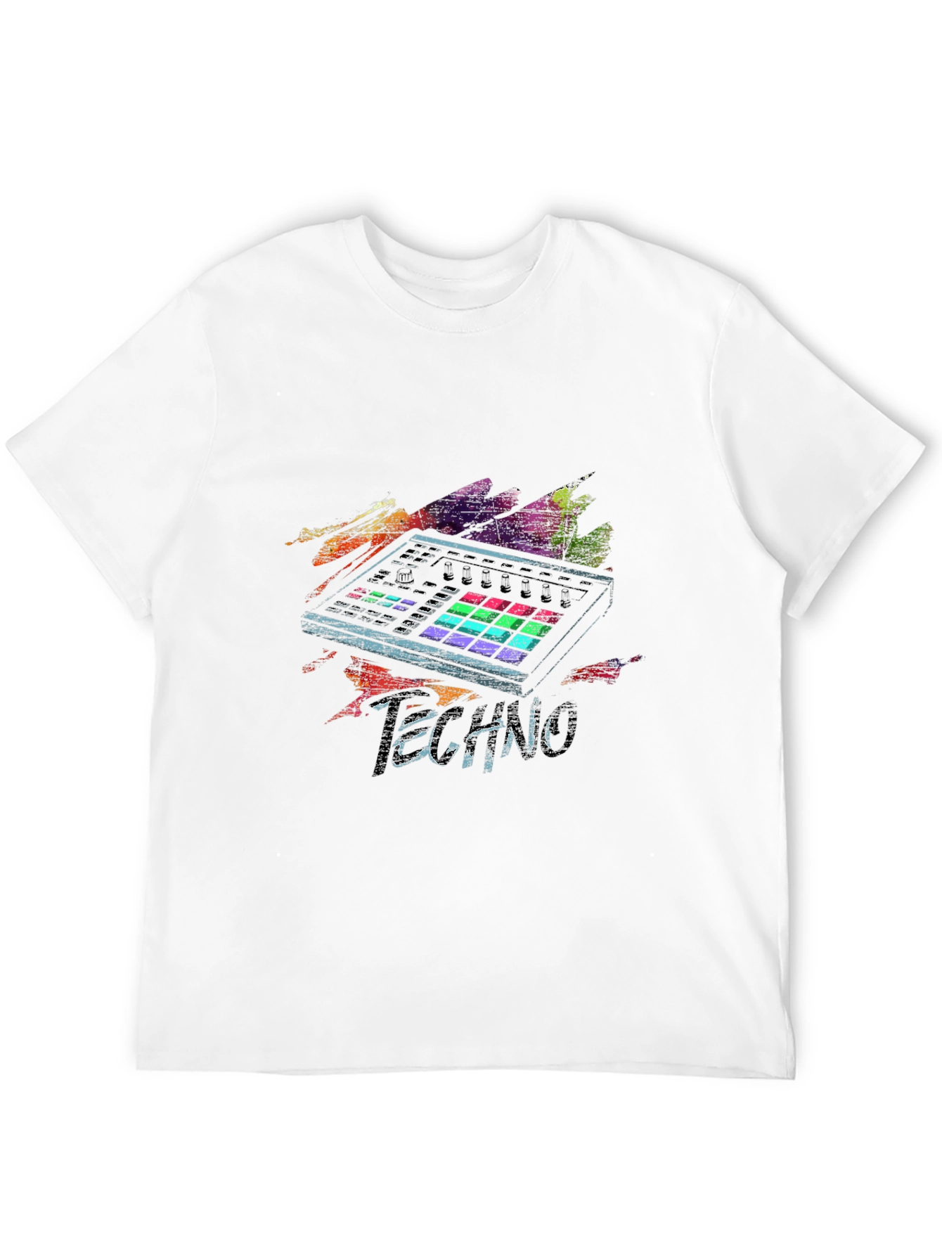 Techno Music Producer Graphic T-Shirt