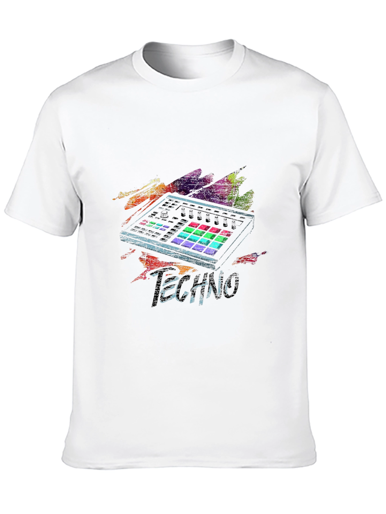 Techno Music Producer Graphic T-Shirt